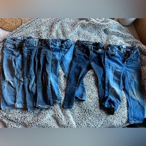 5 pairs 3T jeans